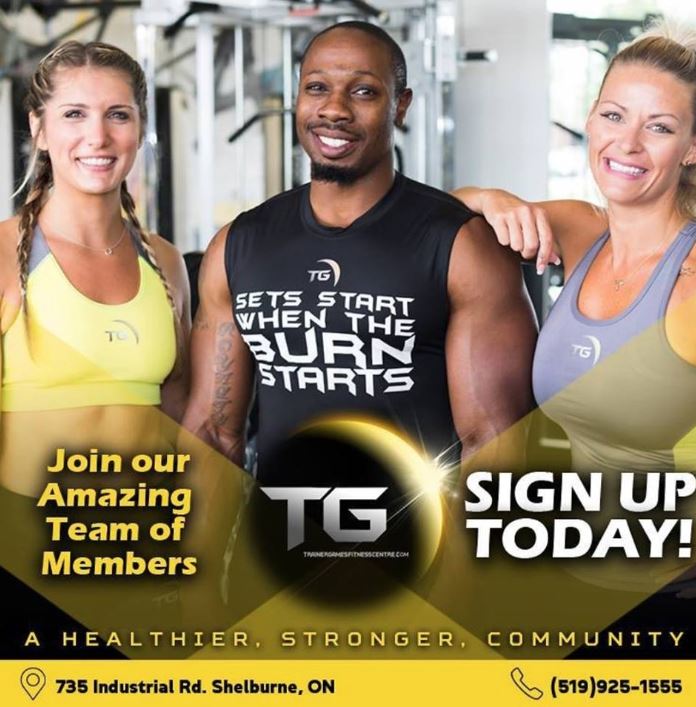 TrainerGames Fitness Centre | 735 Industrial Rd, Shelburne, ON L9V 2Z4, Canada | Phone: (519) 925-1555