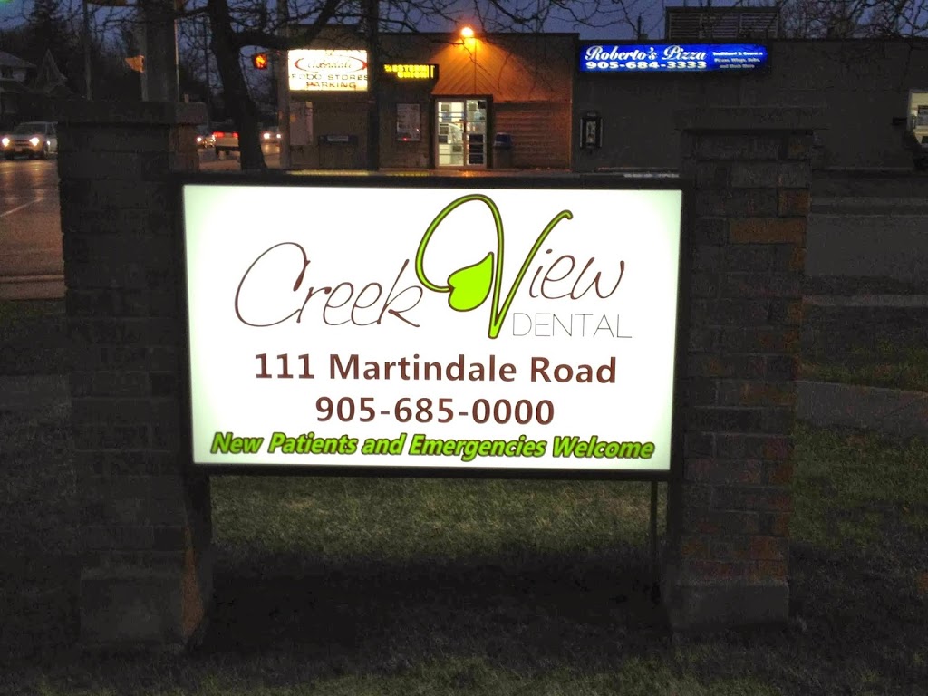 Creek View Dental - Dr. Jason McNamee & Associates | 111 Martindale Rd, St. Catharines, ON L2S 2X5, Canada | Phone: (905) 685-0000