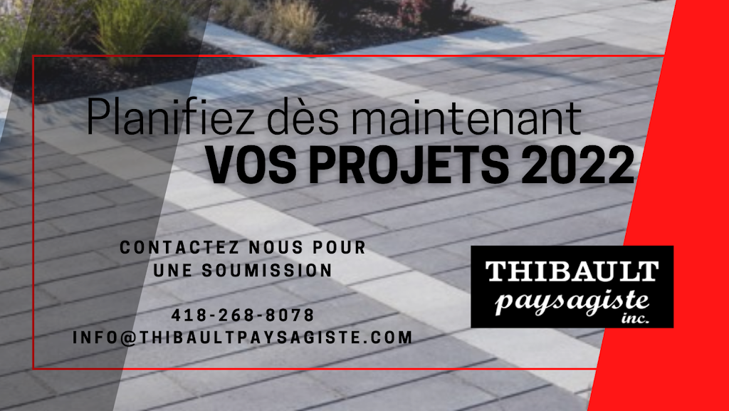 Paysagiste Thibault Inc | 217 Bd Bona Dussault, Saint-Marc-des-Carrières, QC G0A 4B0, Canada | Phone: (418) 268-8078