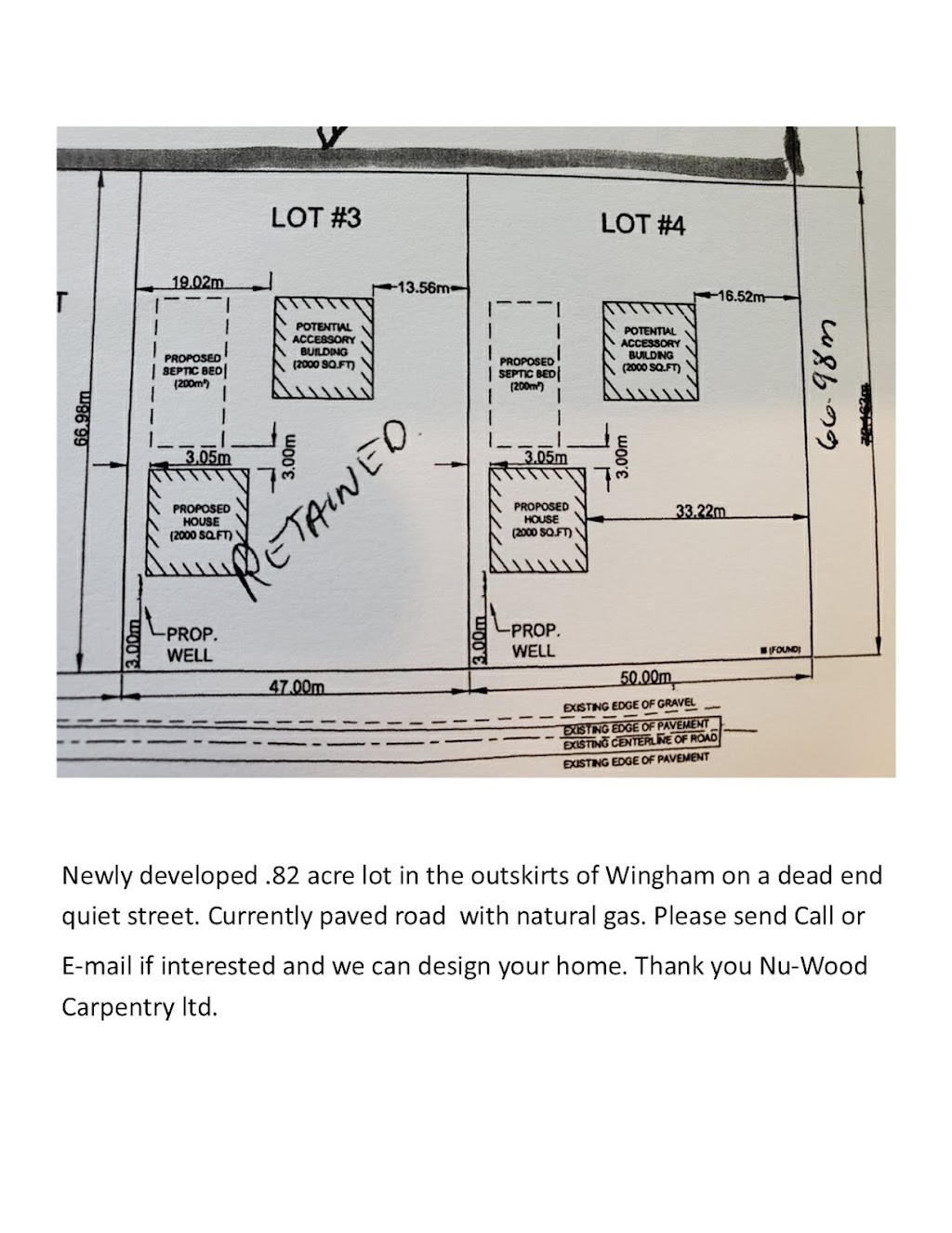 Nu-Wood Carpentry ltd | 69 Mary St, Wingham, ON N0G 2W0, Canada | Phone: (519) 357-5221