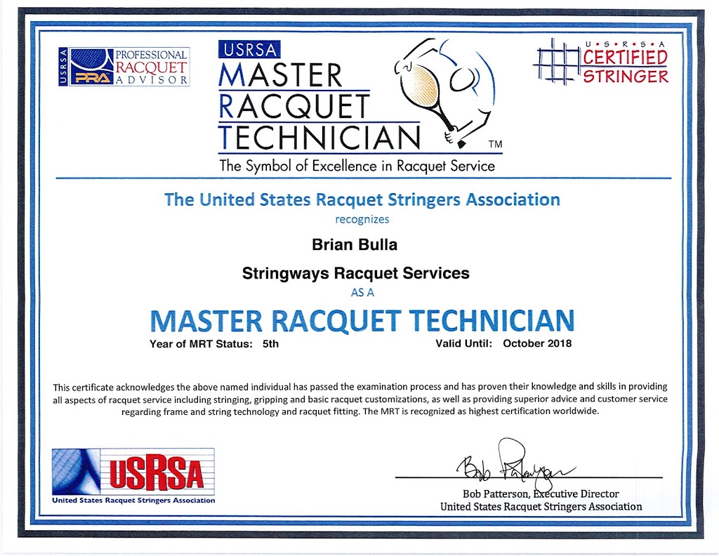 Stringways Racquet Services | 2335 Pilgrim Square, Oshawa, ON L1L 0C2, Canada | Phone: (905) 431-1999