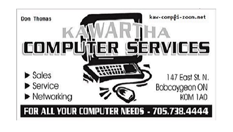 Kawartha Computer Services | 147 East Street N, Bobcaygeon, ON K0M 1A0, Canada | Phone: (705) 738-4444