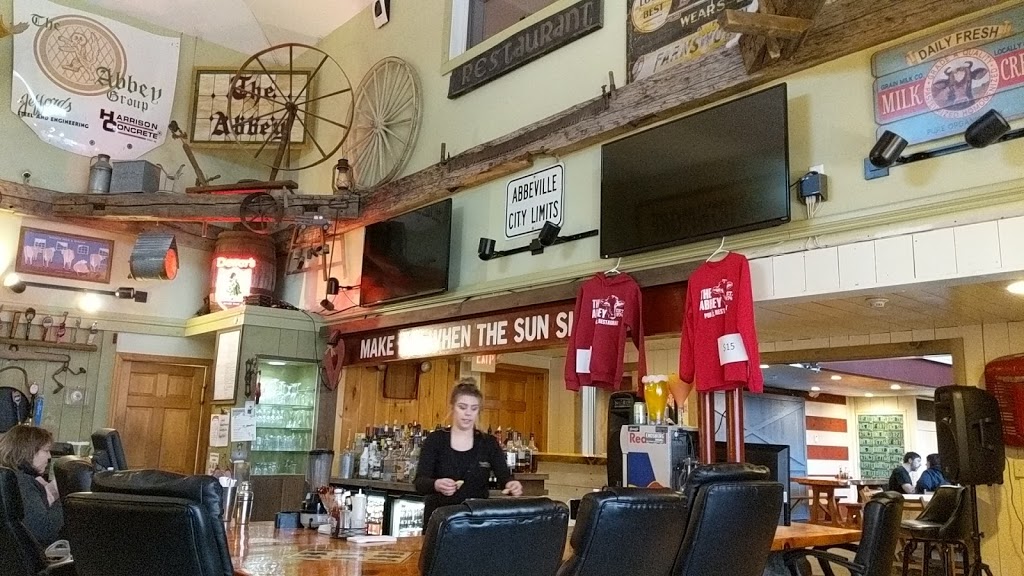 The Abbey Pub and Restaurant | 6212 VT-105, Enosburg Falls, VT 05450, USA | Phone: (802) 933-2223