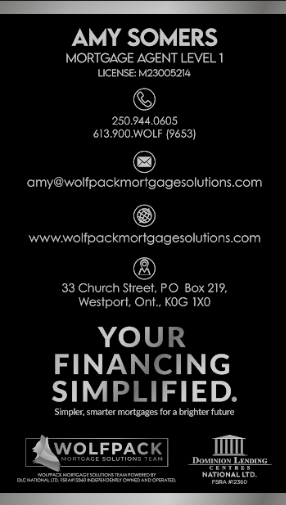 Wolfpack Mortgage Solutions - Amy Somers | 831 James St, Delhi, ON N4B 2C9, Canada | Phone: (250) 944-0605