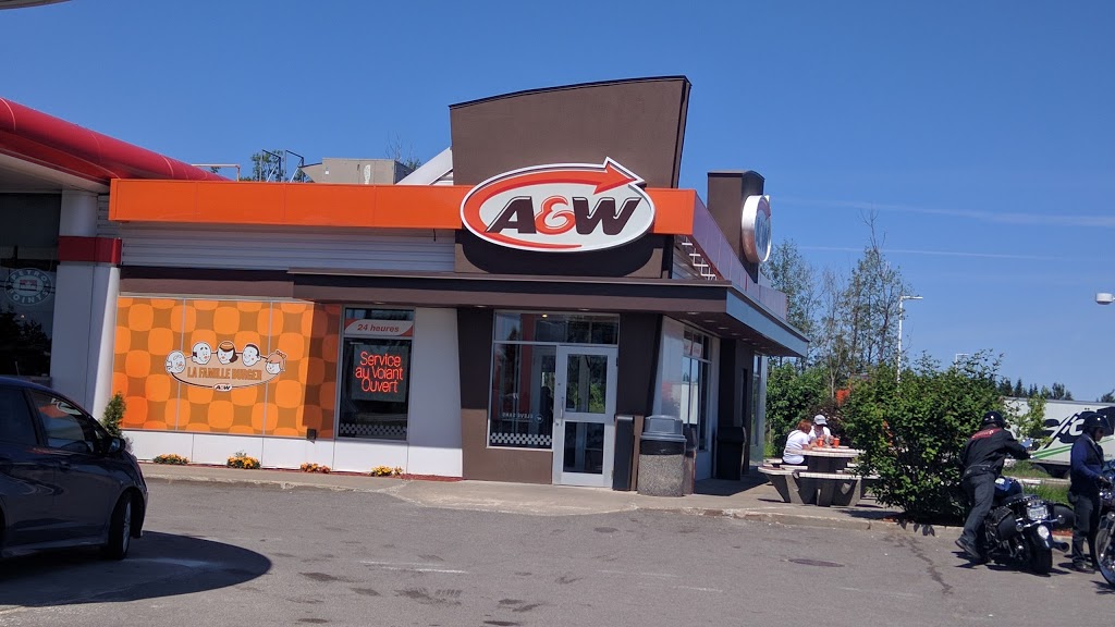 A&W Canada | 1230 Ch des Oliviers, Saint-Nicolas, QC G7A 2M6, Canada | Phone: (418) 831-2328