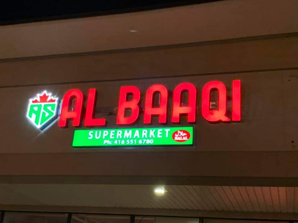 Al Baaqi Supermarket | store | 678 Kennedy Rd, Scarborough, ON M1K 2B5, Canada | 4165516780 OR +1 416-551-6780