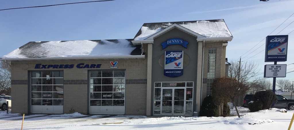 Dennys Lube Centre - Valvoline Express Care | 535 Barton St, Stoney Creek, ON L8E 2S7, Canada | Phone: (905) 561-5823