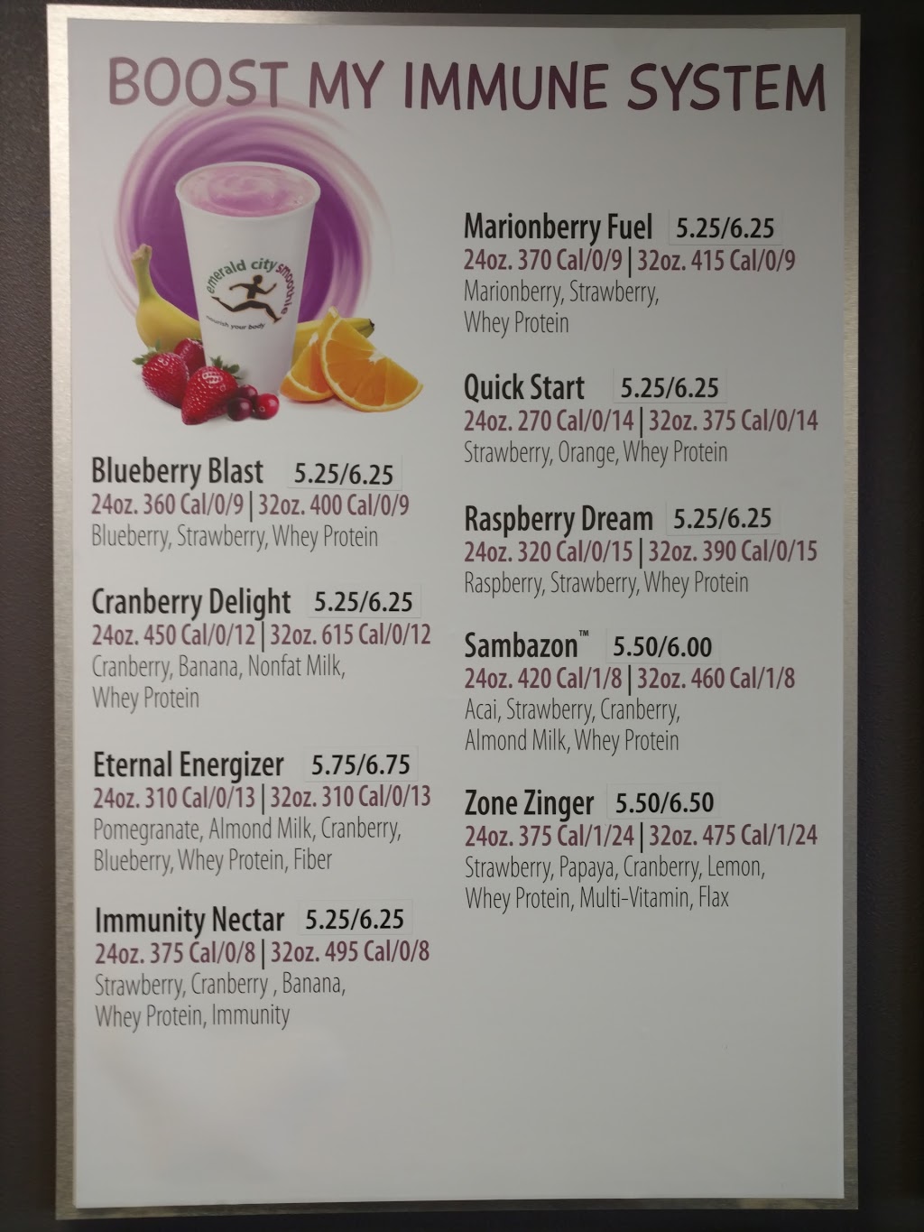 Emerald City Smoothie | 1058 Lakeway Dr, Bellingham, WA 98229, USA | Phone: (360) 647-2357