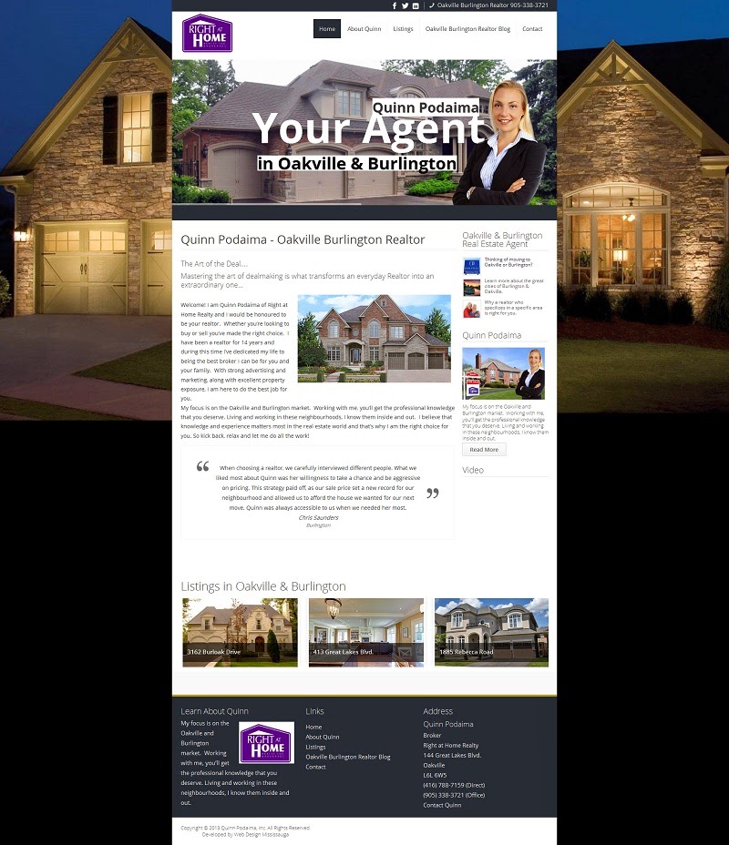 Quinn Podaima Oakville Realtor | 144 Great Lakes Blvd, Oakville, ON L6L 6W5, Canada | Phone: (905) 338-3721