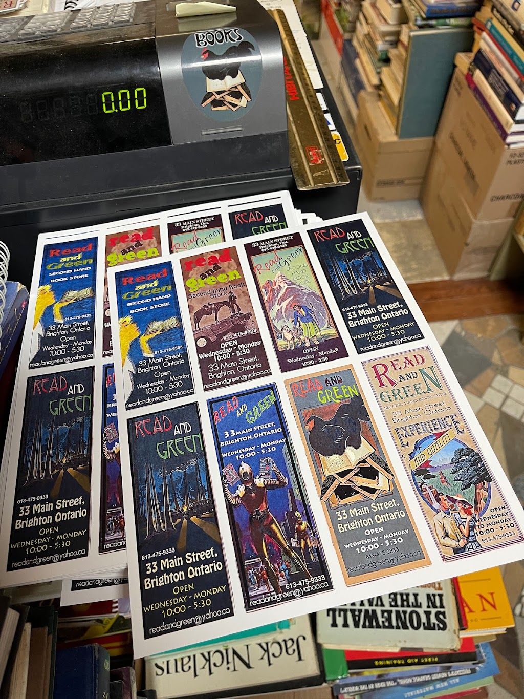 Read and Green Books | 33 Main St, Brighton, ON K0K 1H0, Canada | Phone: (613) 475-9333