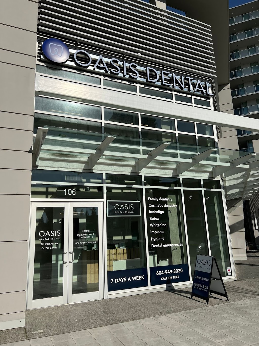 Oasis Dental Studio | 567 Clarke Rd Unit 106, Coquitlam, BC V3J 0L1, Canada | Phone: (604) 949-3030
