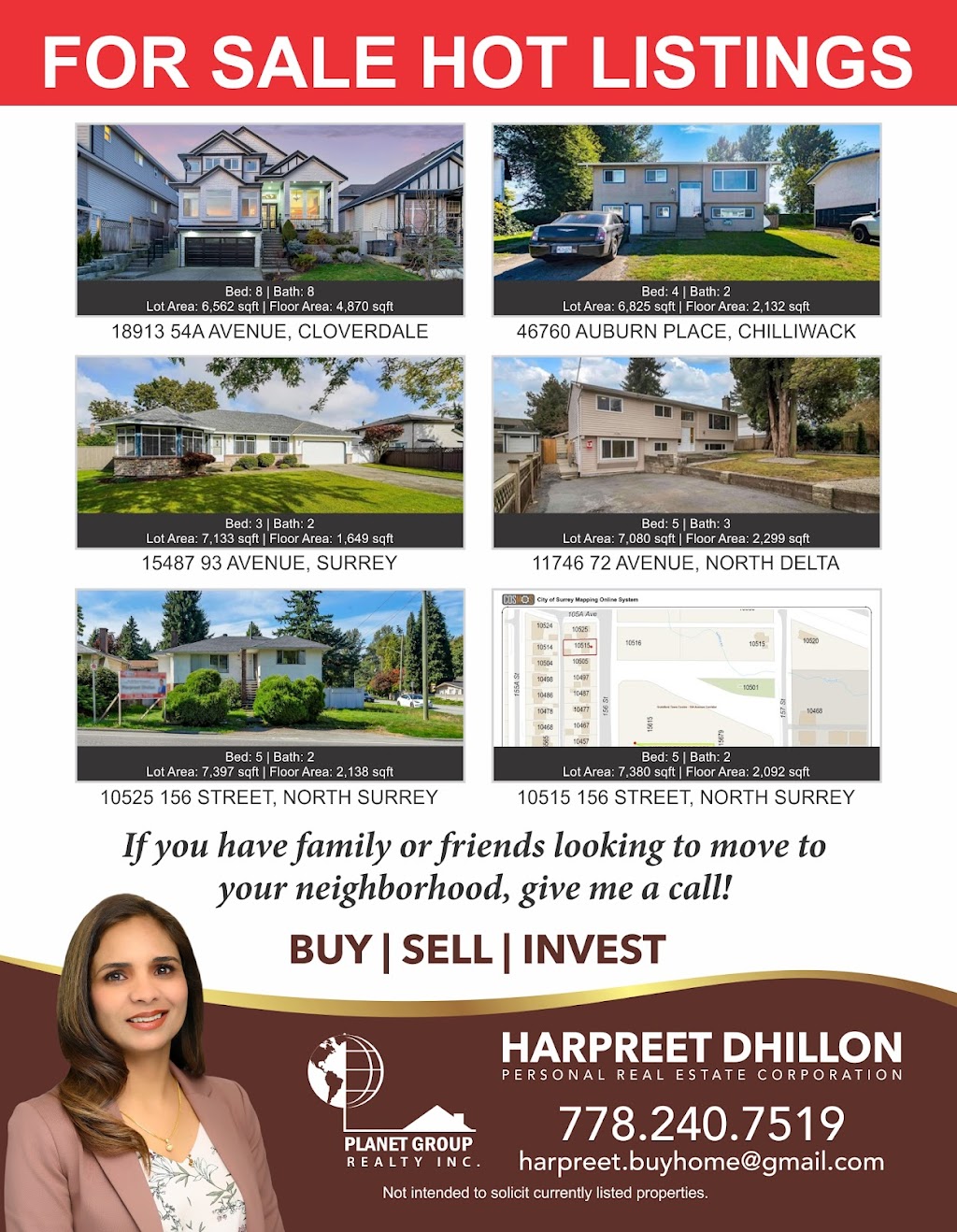 Harpreet Dhillon Realtor | 6399 166 St, Surrey, BC V3S 0W2, Canada | Phone: (778) 240-7519