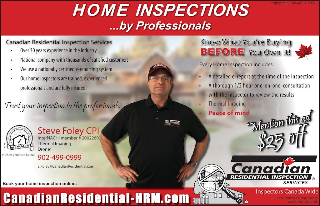Canadian Residential Home Inspections HRM | Station Rd, Dartmouth, NS B2W 3Y2, Canada | Phone: (902) 499-0999
