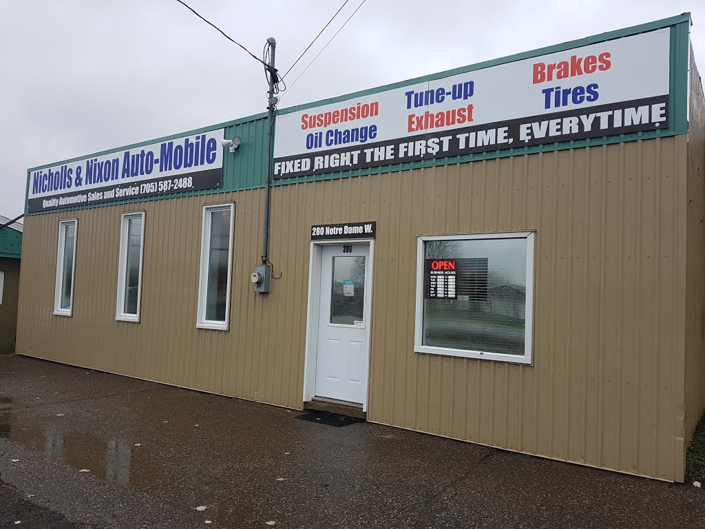 Nicholls & Nixon Automobile | 280 Notre Dame St W, Azilda, ON P0M 1B0, Canada | Phone: (705) 587-2488
