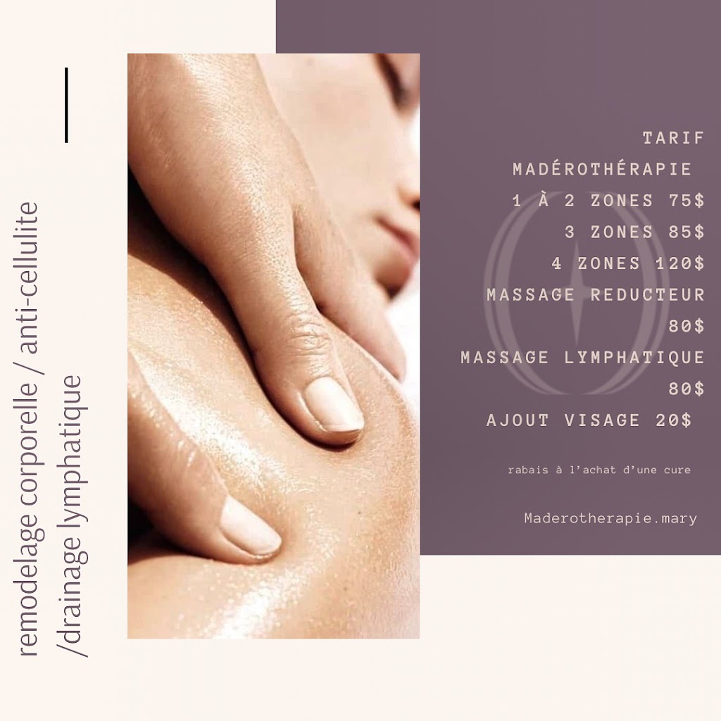 Maderothérapie.Mary | 3411 Rue Finlayson, Rawdon, QC J0K 1S0, Canada | Phone: (450) 421-1156