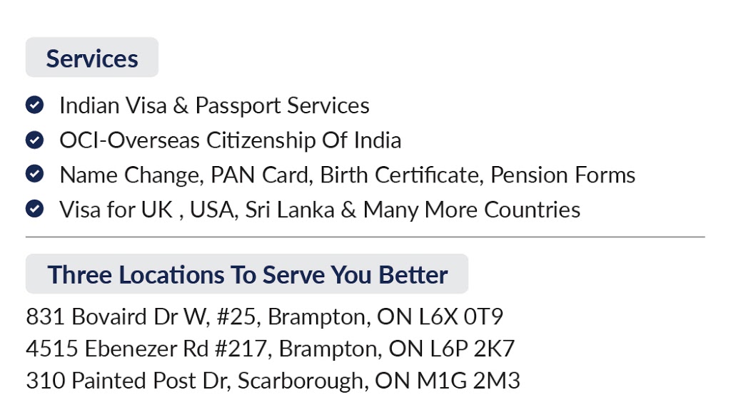 Dev Visas | 831 Bovaird Dr W Unit 25, Brampton, ON L6X 0T9, Canada | Phone: (416) 716-1098