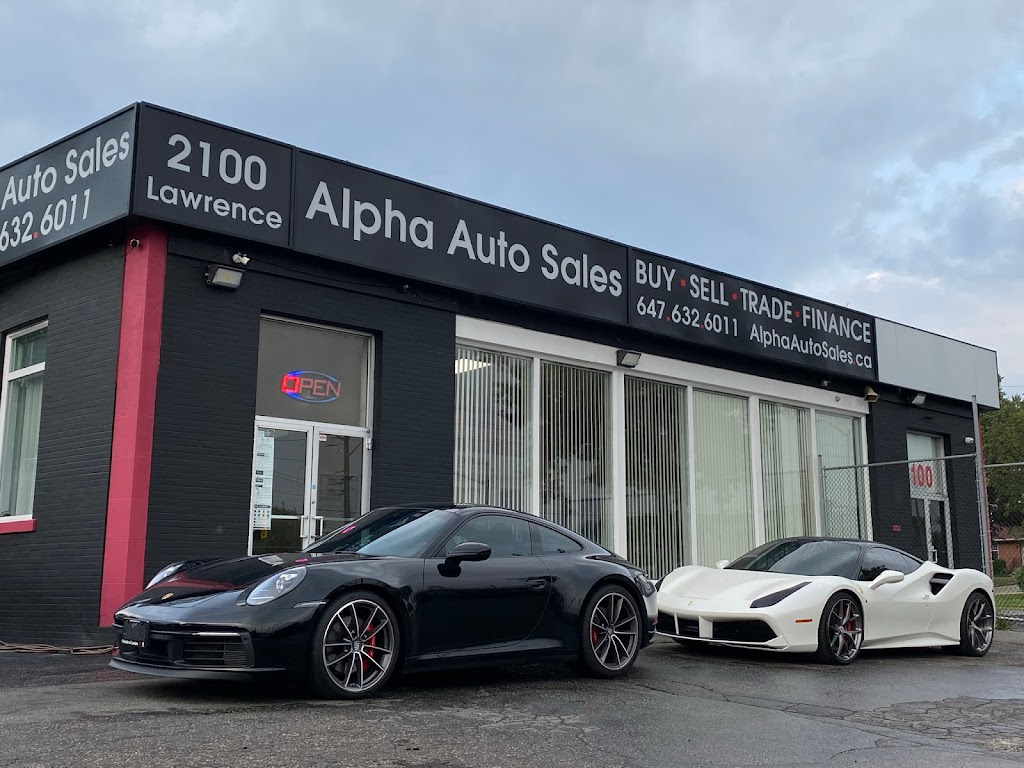 Alpha Auto Sales | 2100 Lawrence Ave E, Scarborough, ON M1R 2Z7, Canada | Phone: (647) 632-6011