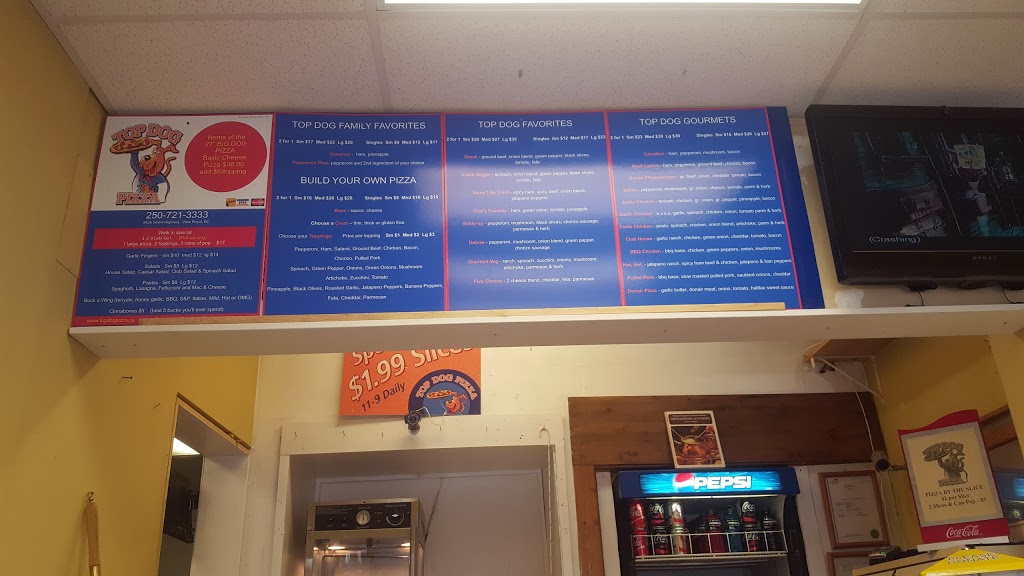 Top Dog Pizza & Donair. | 262B Island Hwy, Victoria, BC V9B 1G5, Canada | Phone: (250) 721-3333