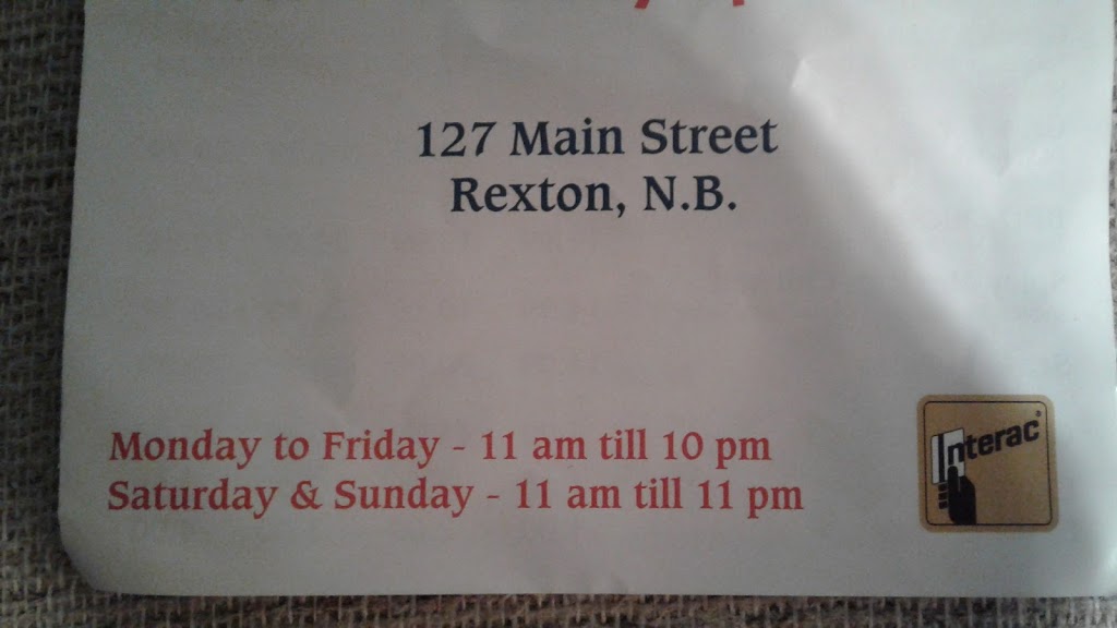 GKs Pizza | 127 Rue Main, Rexton, NB E4W 2A3, Canada | Phone: (506) 523-0080