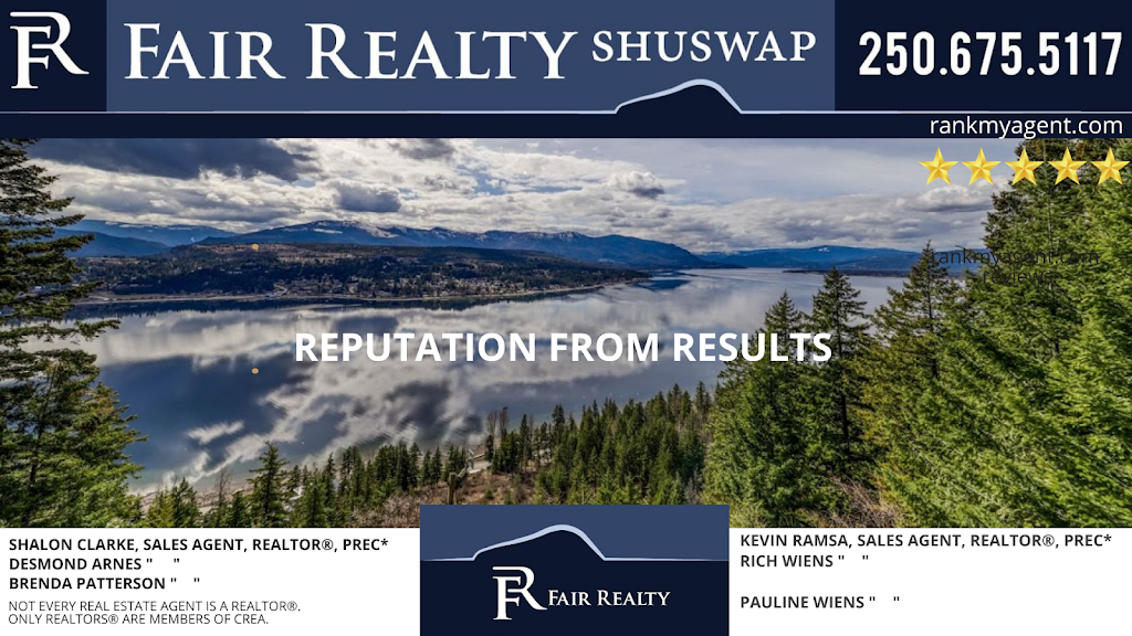 Fair Realty Sorrento | Box 280, 8-1257 Trans-Canada Hwy, Sorrento, BC V0E 2W0, Canada | Phone: (250) 675-5117