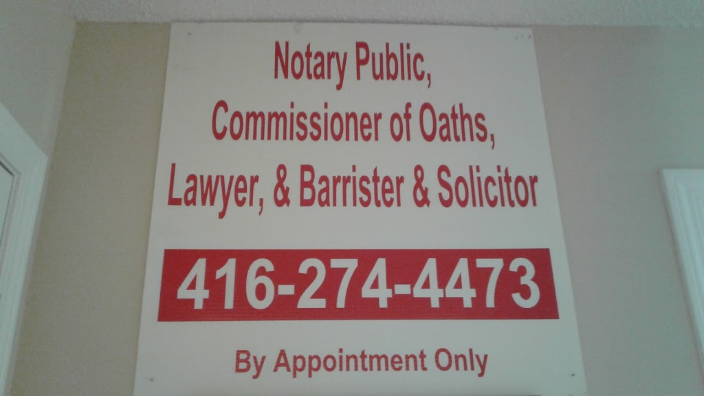 Notary Public & Commissioner of Oaths | Oneida Crescent, Richmond Hill, ON L4B 4T9, Canada | Phone: (416) 274-4473