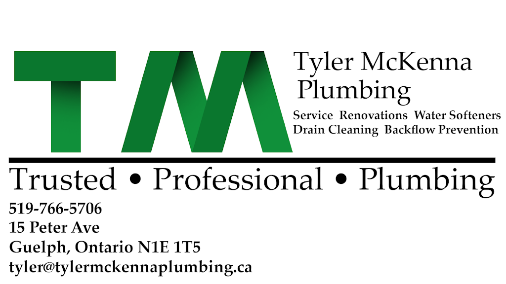 Tyler McKenna Plumbing | 15 Peter Ave, Guelph, ON N1E 1T5, Canada | Phone: (519) 766-5706