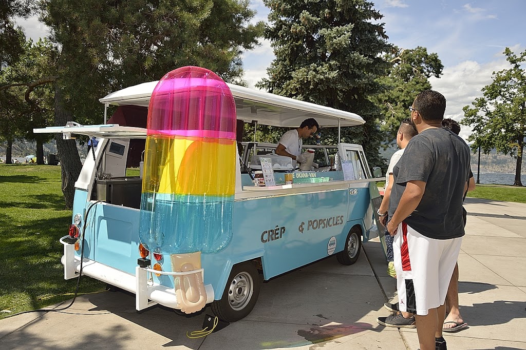 OkanaVan Crêpes & Popsicles | 1600 Abbott St, Kelowna, BC V1Y 1A9, Canada | Phone: (250) 258-4820