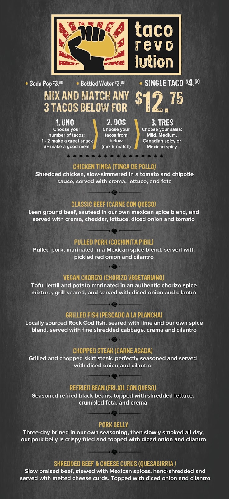 Taco Revolution | 2490 Trans-Canada Hwy, Mill Bay, BC V0R 2P4, Canada | Phone: (833) 822-6738