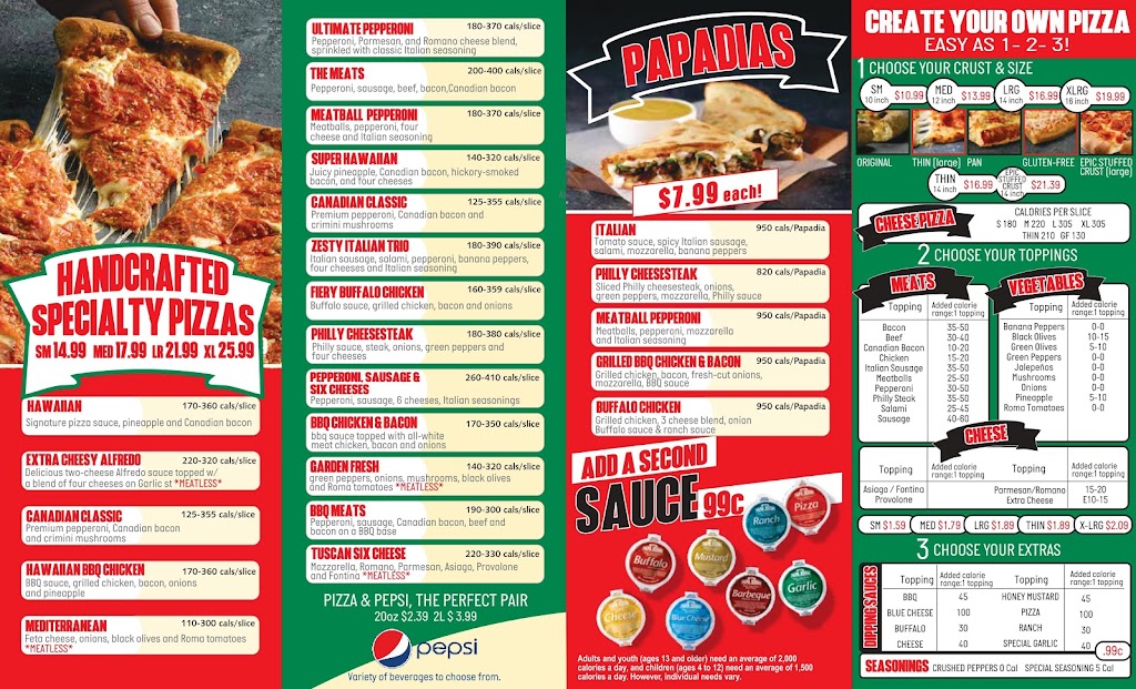 Papa Johns Pizza | Parking lot, 2791 Princess St, Kingston, ON K7P 2X1, Canada | Phone: (613) 389-9915