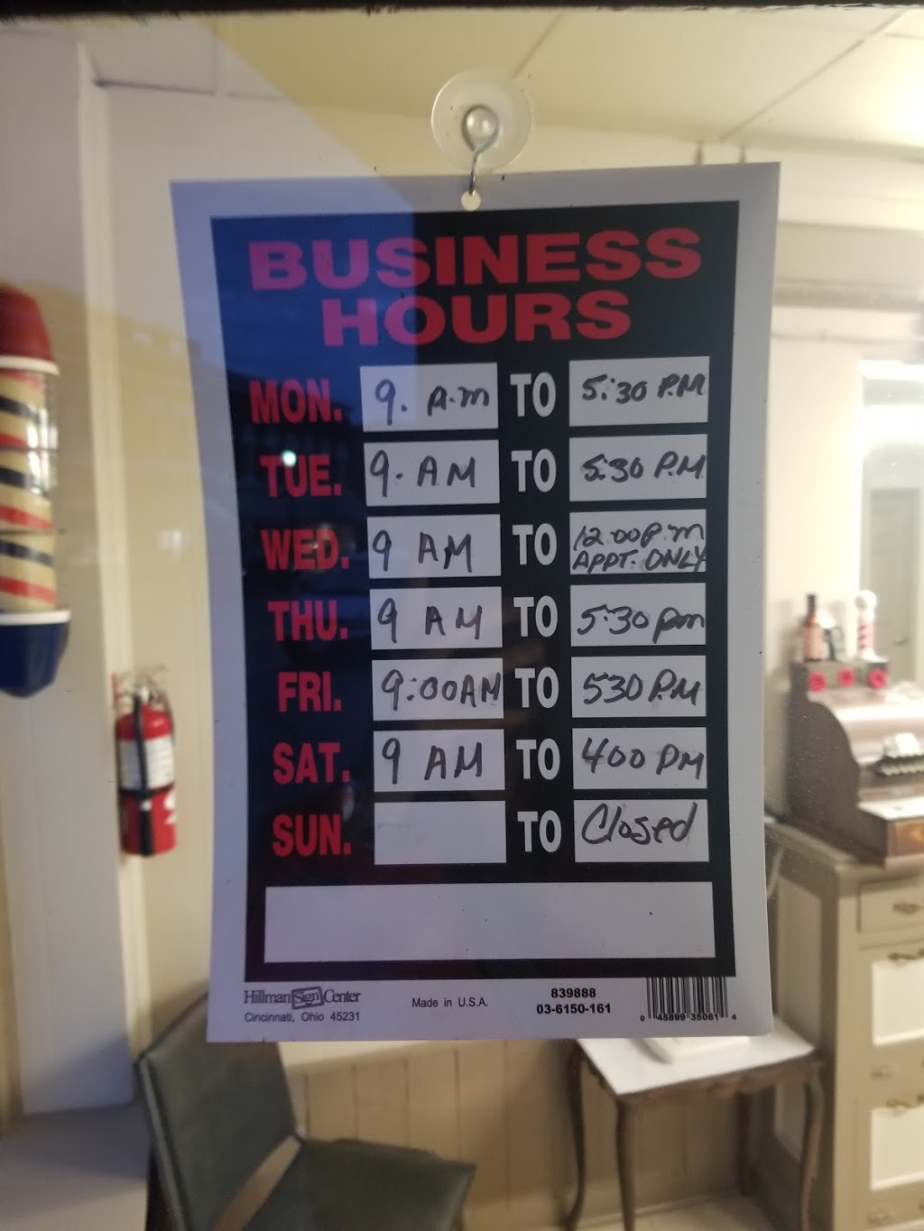 Verns Century Barber Shop | 29 Main St E, Ridgetown, ON N0P 2C0, Canada