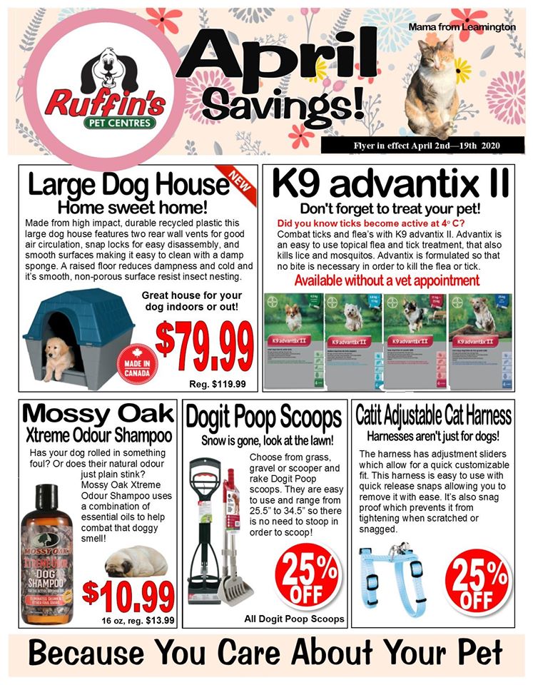Ruffins Pet Centre - Fort Erie | 1117 Concession Rd, Fort Erie, ON L2A 4G9, Canada | Phone: (905) 871-7117
