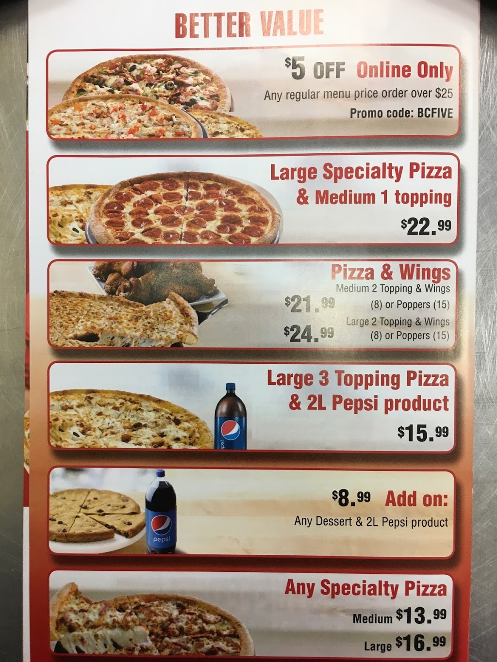Papa Johns Pizza | 2245 160 St, Surrey, BC V3S 9N6, Canada | Phone: (604) 385-1202