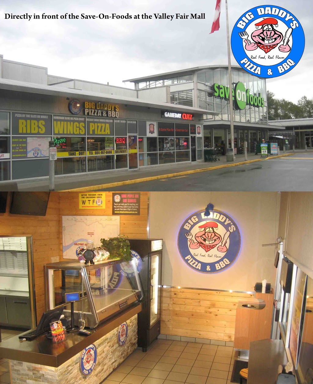 Big Daddys Pizza, BBQ & Poutine | 22709 Lougheed Hwy, Maple Ridge, BC V2X 2V5, Canada | Phone: (604) 467-6666