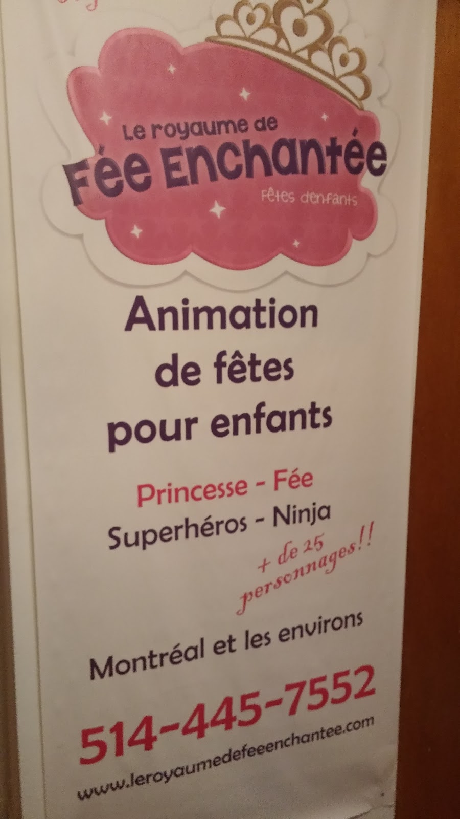Le Royaume de Fée Enchantée | 377 Rue de Montmorency, Châteauguay, QC J6J 1S3, Canada | Phone: (833) 362-3383