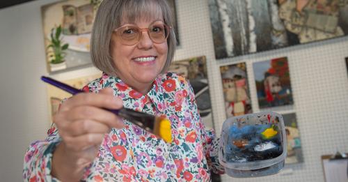 Atelier galerie dart Renée Sylvain | 2870 Ch. Hemmings, Drummondville, QC J2B 8T4, Canada | Phone: (819) 818-7037