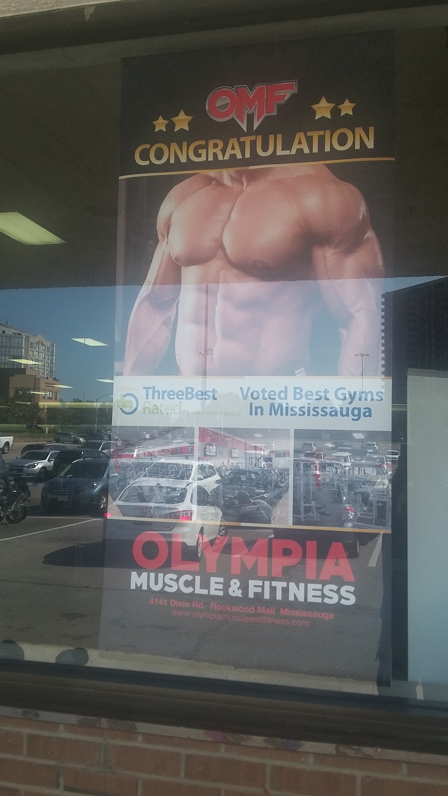 Olympia Muscle & Fitness | Rockwood Mall, 4141 Dixie Rd, Mississauga, ON L4W 1V5, Canada | Phone: (905) 232-4140