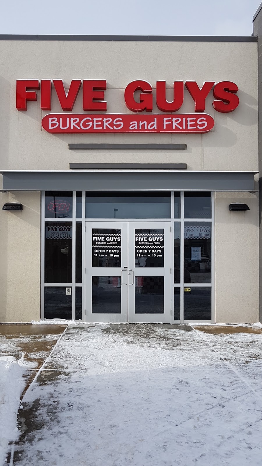 Five Guys | 7337 Macleod Trail SE, Calgary, AB T2G 5J7, Canada | Phone: (403) 252-2224