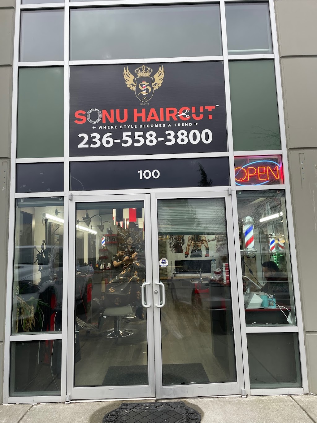 Sonu haircut Cloverdale | 17825 64 Ave #100, Surrey, BC V3S 1Z3, Canada | Phone: (778) 859-7100