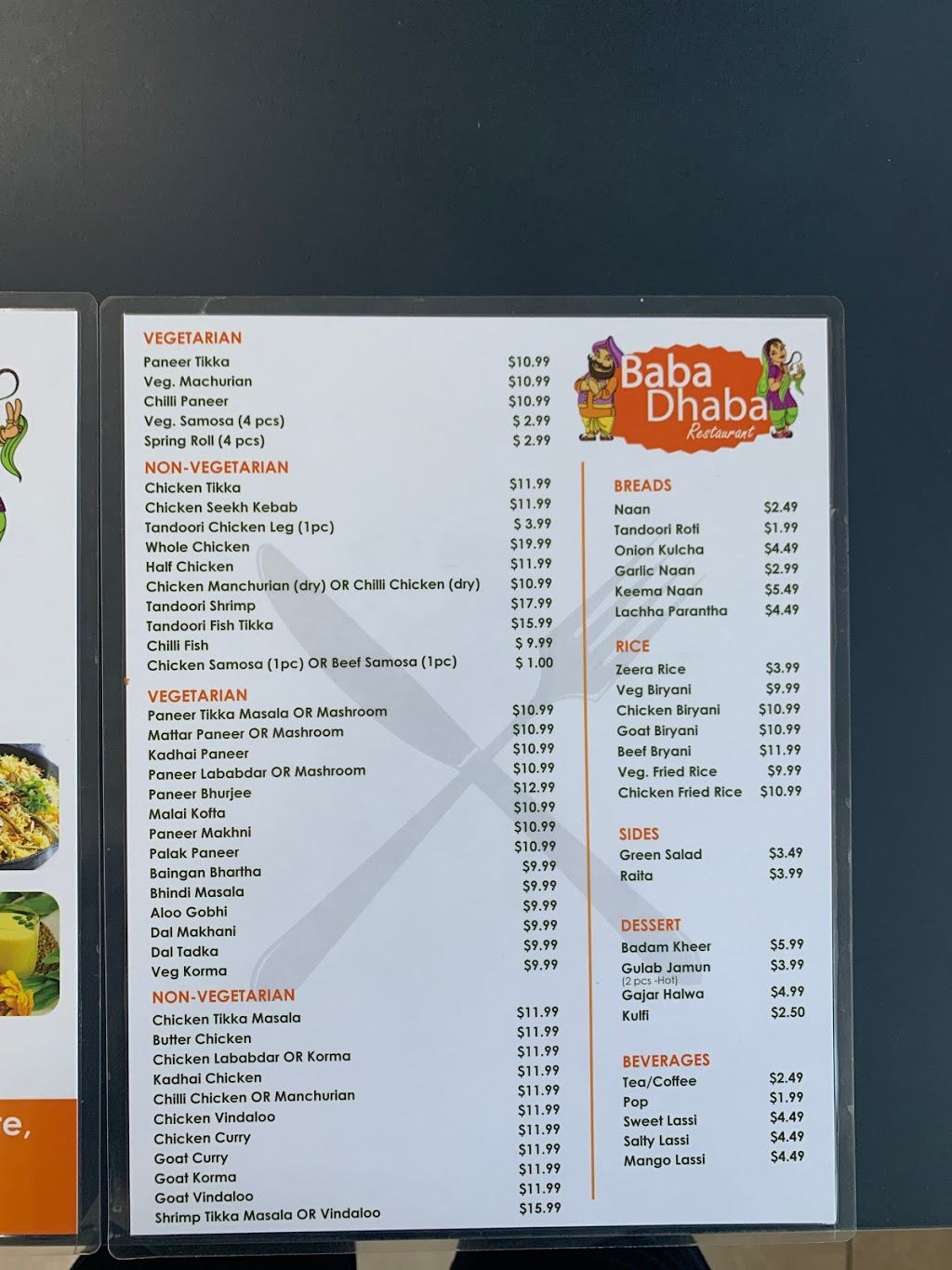 DHABA ON ROUTE | 2240 ON-11, Shanty Bay, ON L0L 2L0, Canada | Phone: (705) 820-1199