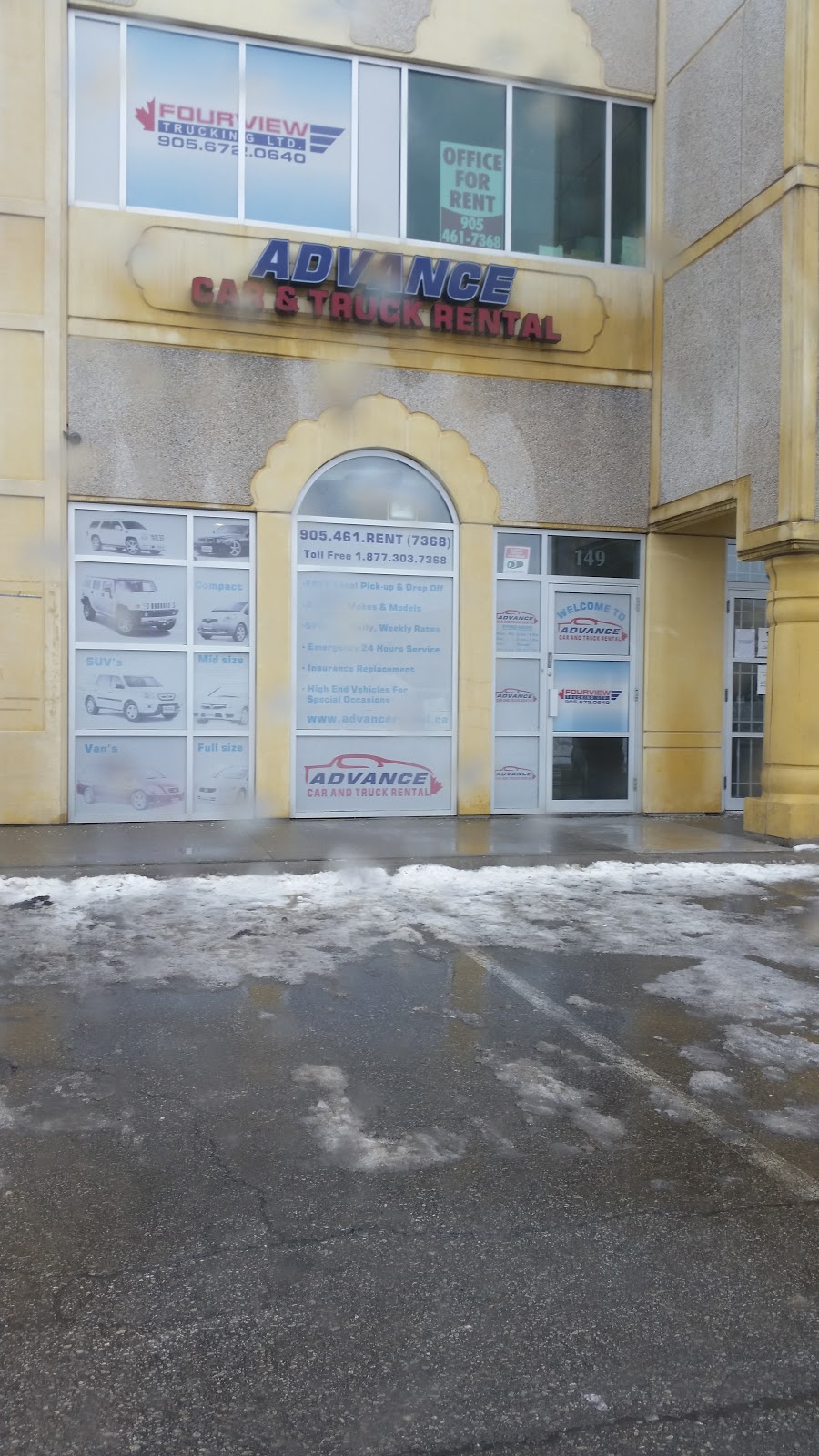 Advance Car And Truck Rental | 2960 Drew Rd #149, Mississauga, ON L4T 0A5, Canada | Phone: (905) 461-7368