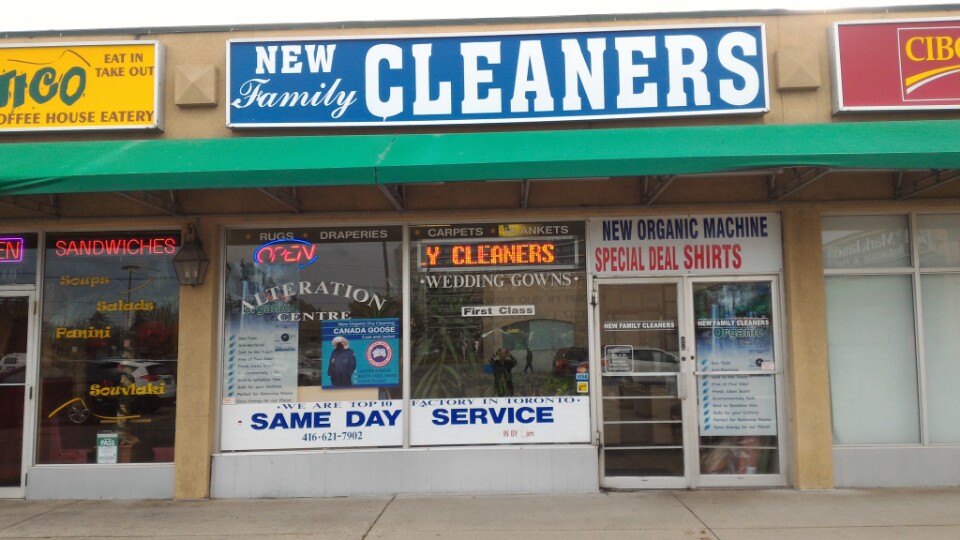 New Family Cleaners Ltd | 666 Burnhamthorpe Road, Etobicoke, ON M9C 2Z4, Canada | Phone: (416) 621-7902