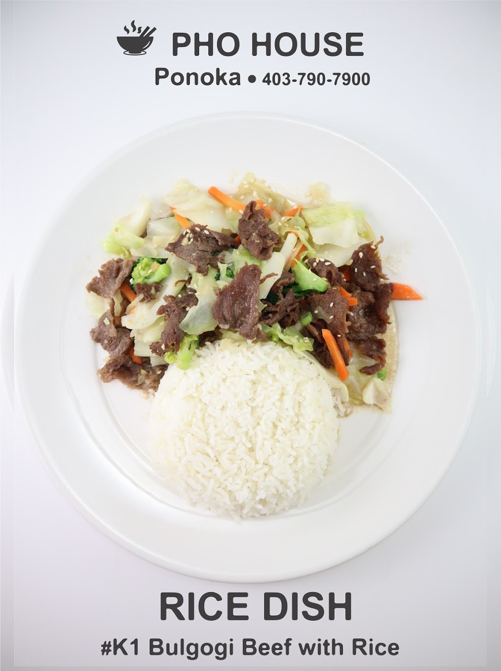 Pho House Ponoka | 5101 51 Ave #4, Ponoka, AB T4J 1S1, Canada | Phone: (403) 790-7900