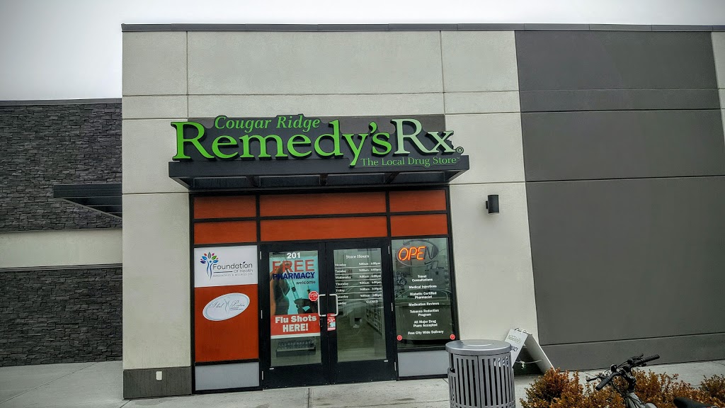 CougarRidge RemedysRx Pharmacy & Travel Clinic | 722 85 St SW, Calgary, AB T3H 1S6, Canada | Phone: (403) 454-2333