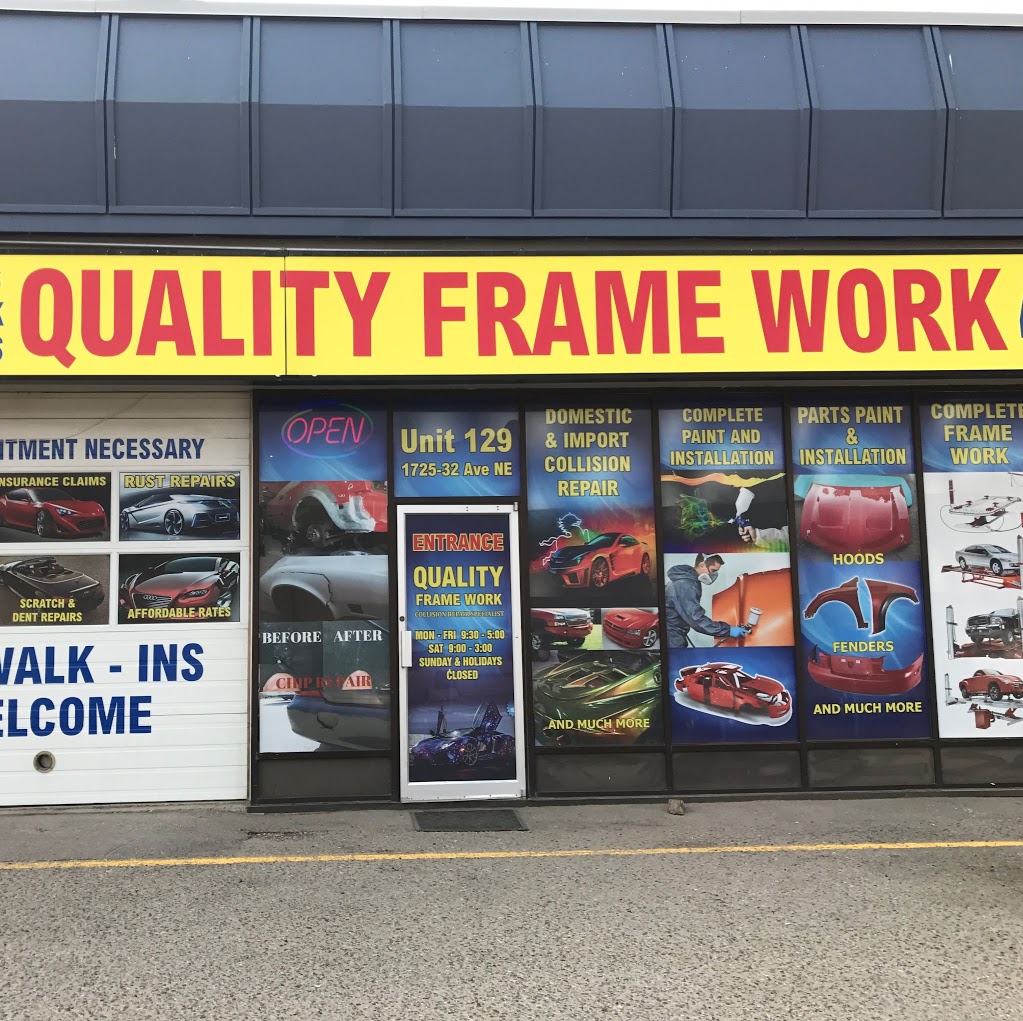 Quality Framework | 1725 32 Ave NE, Calgary, AB T2E 7C8, Canada | Phone: (403) 265-3080