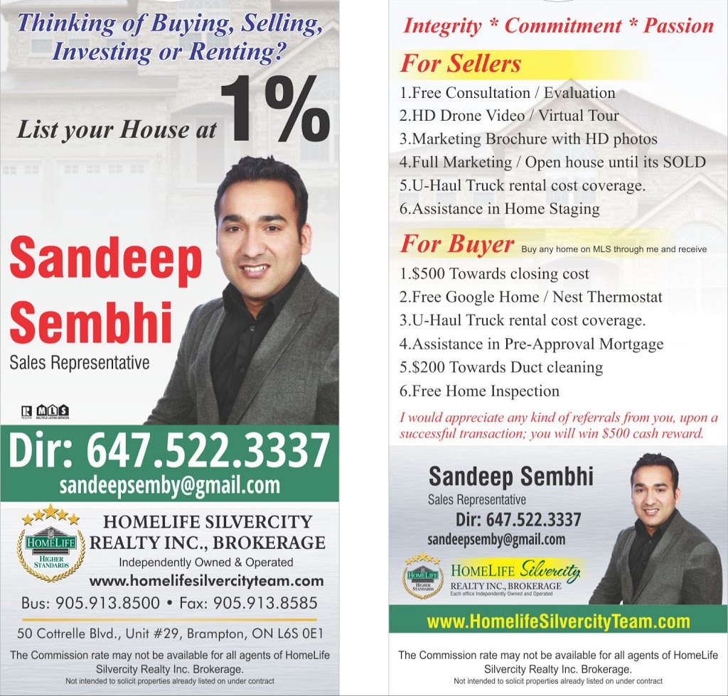Sandeep Sembhi Real Estate | 95 Fawnridge Rd, Caledon, ON L7C 4B9, Canada | Phone: (647) 522-3337