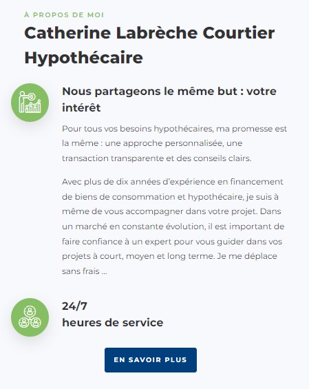 Catherine Labrèche courtier hypothécaire Multi-Prêts Hypothèques | 555 Rue Pierre-Caisse, Saint-Jean-sur-Richelieu, QC J3A 1P1, Canada | Phone: (514) 609-8979