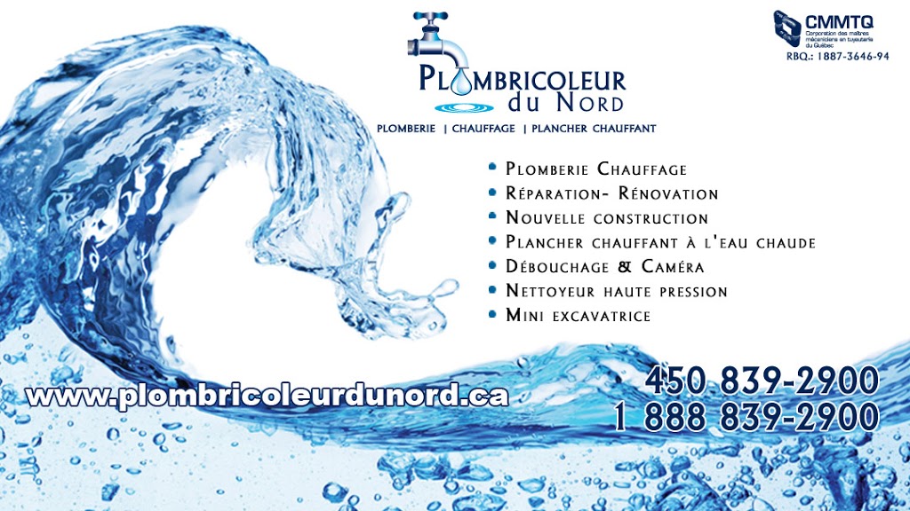 Plombricoleur du Nord, plombier | 2908 Montée Hamilton, Sainte-Julienne, QC J0K 2T0, Canada | Phone: (450) 839-2900