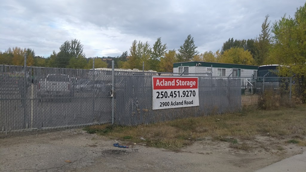 Acland Storage | 2900 Acland Rd, Kelowna, BC V1X 7X1, Canada | Phone: (250) 451-9270
