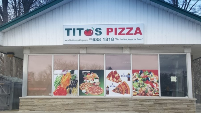TITOS PIZZA TILLSONBURG | 62 Simcoe St, Tillsonburg, ON N4G 2H6, Canada | Phone: (519) 688-1818