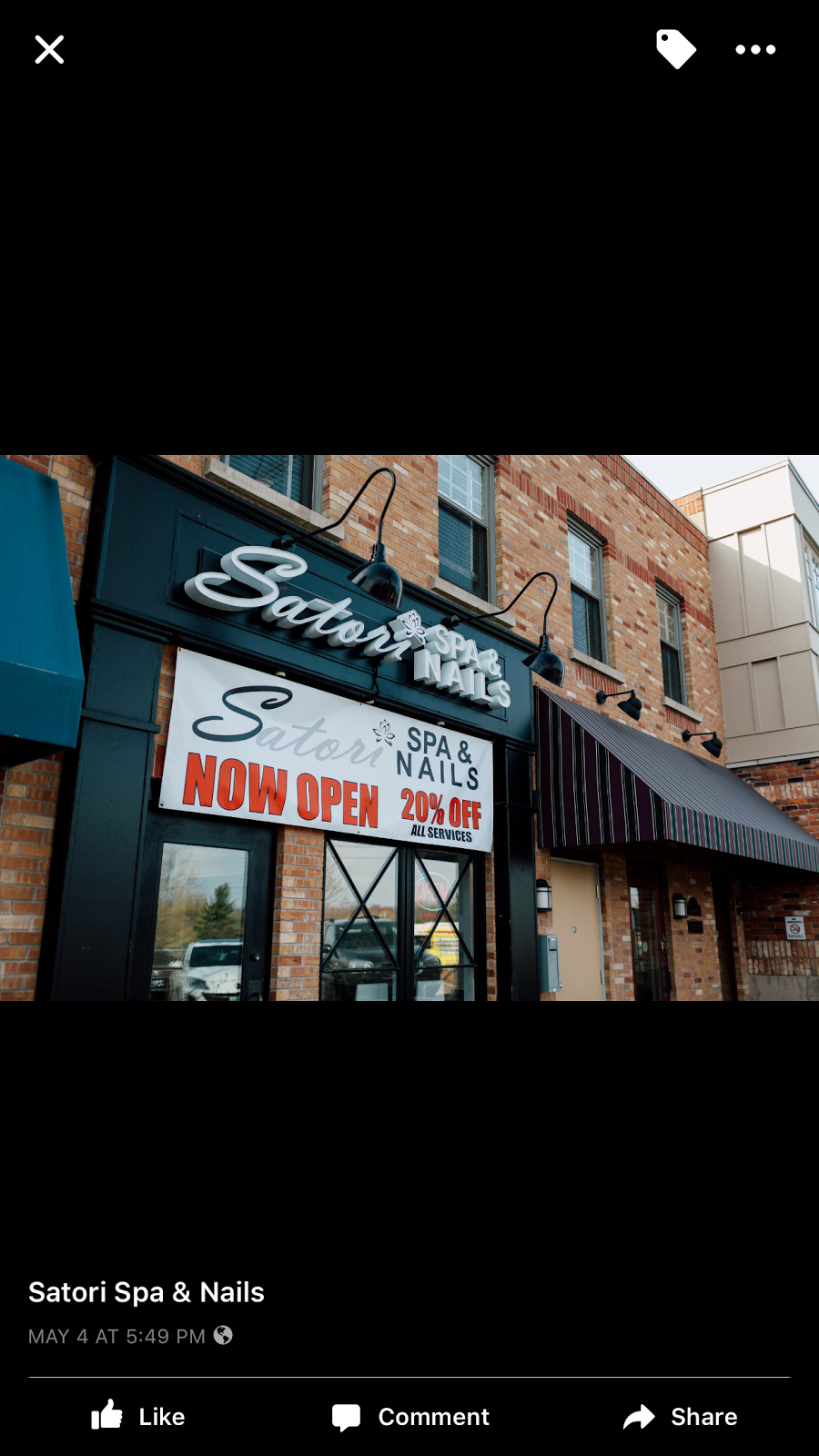Satori Spa & Nails | 50 Lakeport Rd Unit #102, St. Catharines, ON L2N 4P7, Canada | Phone: (905) 646-1573